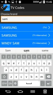 Sky - Remote Control android App screenshot 1